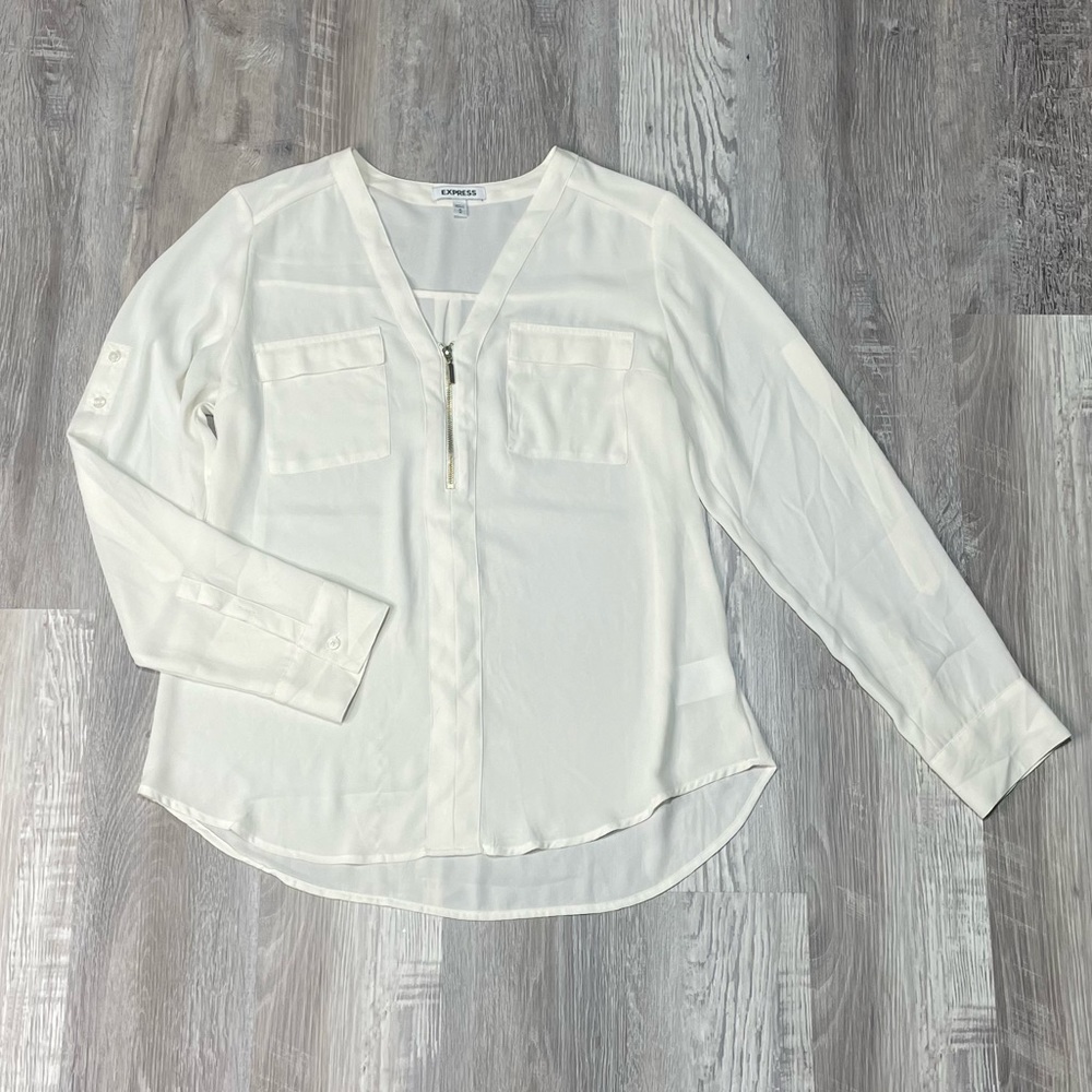Express White Blouse